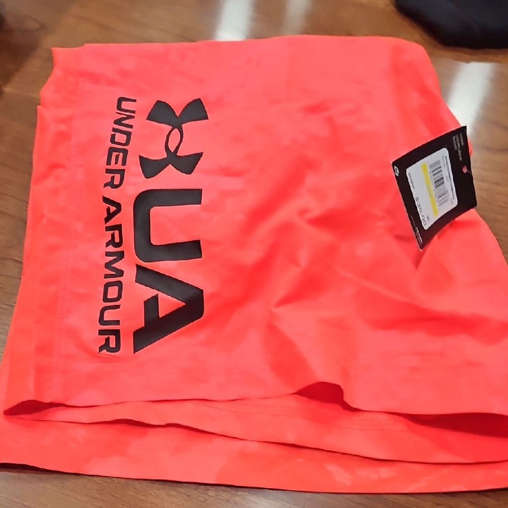 Under Armour Bright Coral Athletic Shorts